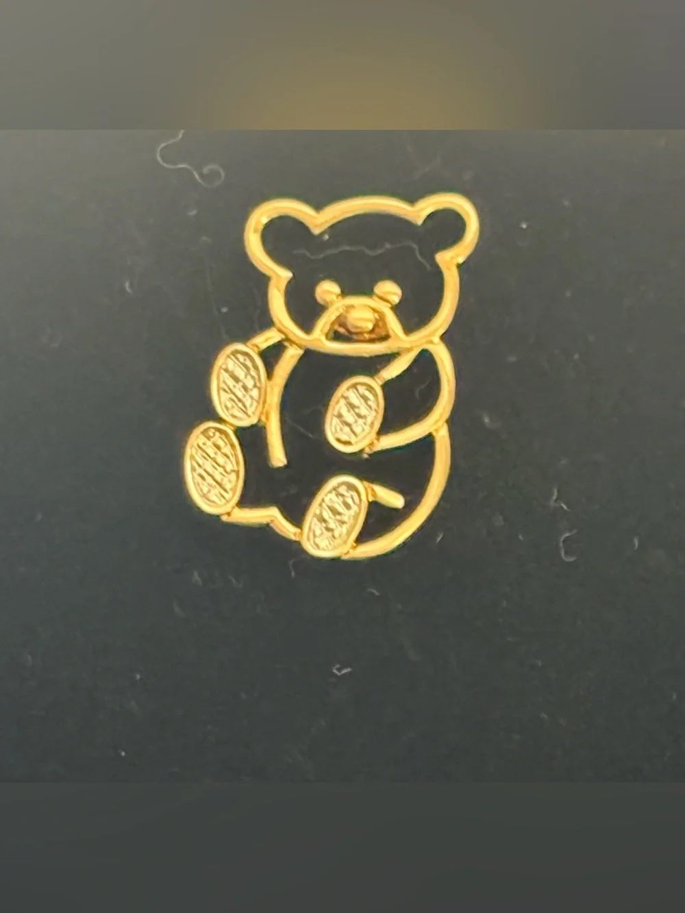 Vintage 1980 Avon Teddy Bear Animal Pin Brooch NOS Original Box